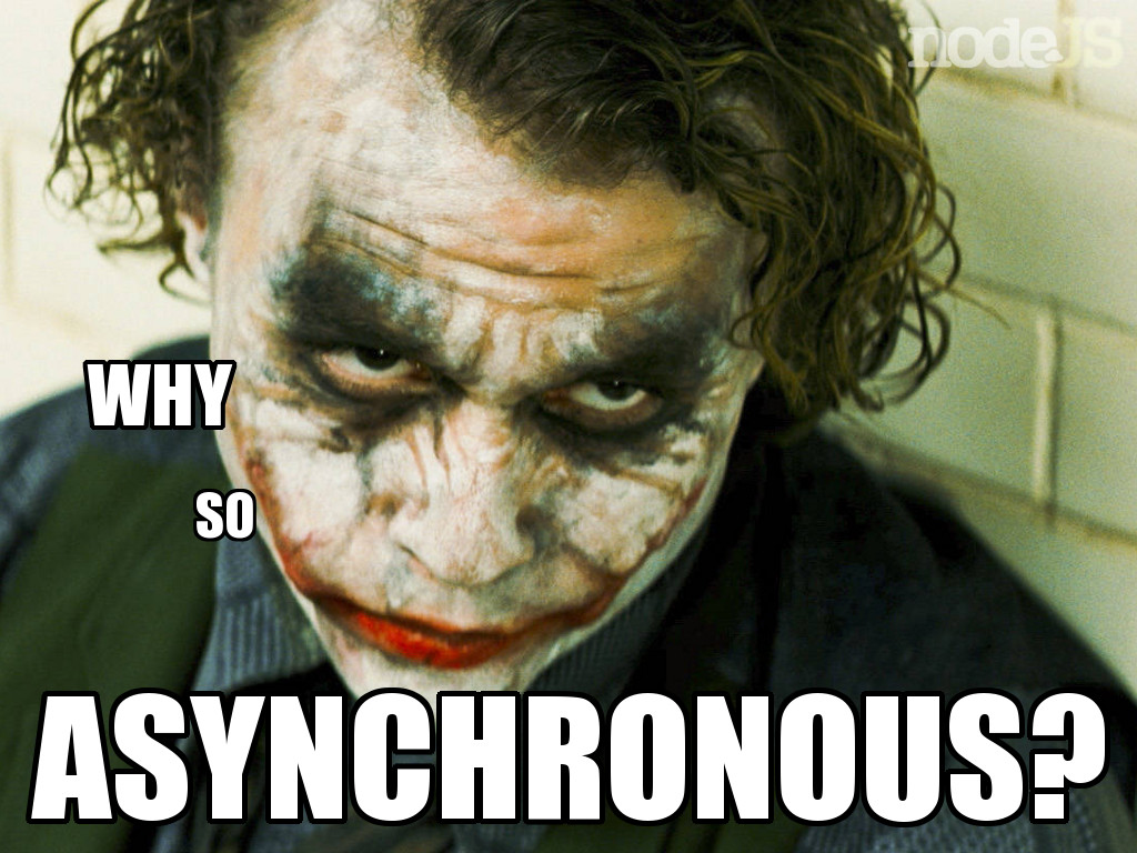 Why so asynchronous ?